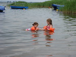 Lekker weer, we gaan zwemmen in het randmeer